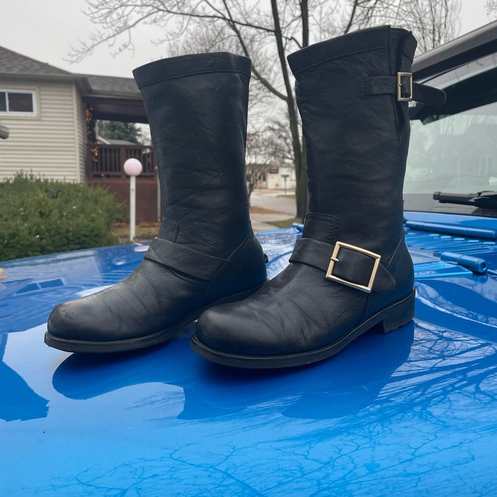 Jimmy Choo Womens Leather Boots size 6.5